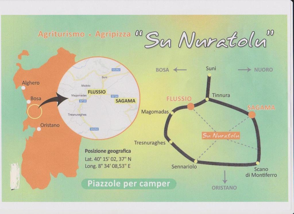 הוילה Sagama Agriturismo Su Nuratolu מראה חיצוני תמונה